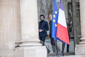 Weekly Cabinet Meeting - Paris