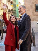 Royals return to Valencia to meet with businessmen and social entitie