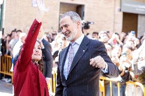 Royals return to Valencia to meet with businessmen and social entitie