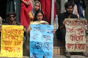 Protest Against Rape And Harassment In Dhaka