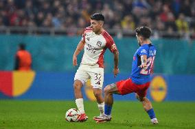 FCSB v Olympique Lyonnais - UEFA Europa League 2024/25 Round of 16 First Leg