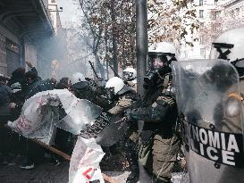 Protest For The 2nd Anniversary Of Tempi Train Crash