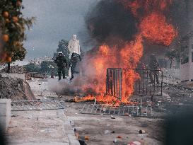 Protest For The 2nd Anniversary Of Tempi Train Crash