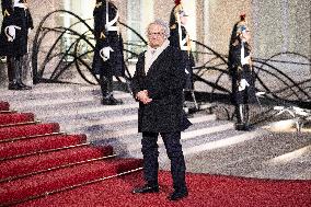State Dinner For Uzbekistan's President At Elysee Palace - Paris