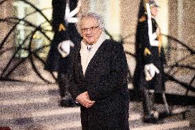 State Dinner For Uzbekistan's President At Elysee Palace - Paris