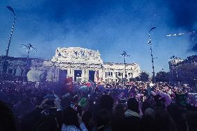 The Transfeminist Demonstration Of Non Una Di Meno During The International Women’s Day On 8 March In Milan