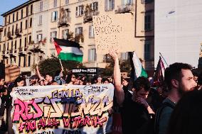 The Transfeminist Demonstration Of Non Una Di Meno During The International Women’s Day On 8 March In Milan