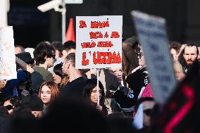 The Transfeminist Demonstration Of Non Una Di Meno During The International Women’s Day On 8 March In Milan