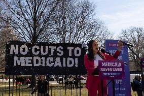 "Save Our Medicaid" Rally Outside Of The Capitol In Washington, D.C