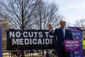 "Save Our Medicaid" Rally Outside Of The Capitol In Washington, D.C