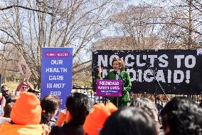 "Save Our Medicaid" Rally Outside Of The Capitol In Washington, D.C