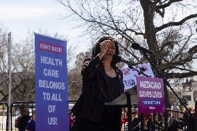 "Save Our Medicaid" Rally Outside Of The Capitol In Washington, D.C