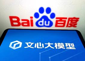 Illustration Baidu Large Model ERNIE