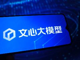 Illustration Baidu Large Model ERNIE