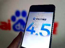 Illustration Baidu Large Model ERNIE