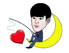 Cartoon South Korean Star Kim Soo Hyu