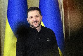 News conference of Ukrainian President Volodymyr Zelenskyy in Kyiv