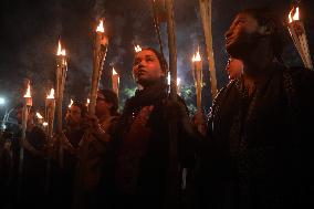 Anti-rape Torchlight Procession In Dhaka