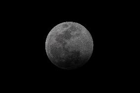 Total Lunar Eclipse Over Mexico City
