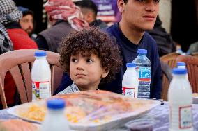 Iftar In al-Numan Mosque During Ramadan - Idlib