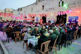 Iftar In al-Numan Mosque During Ramadan - Idlib