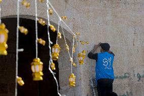 Iftar In al-Numan Mosque During Ramadan - Idlib