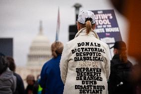 Thousands attend veterans pro-democracy demonstration in Washington