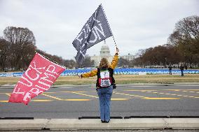 Anti Trump Protest on National Mall - Washington