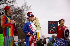 Anti Trump Protest on National Mall - Washington