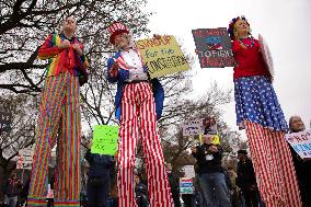 Anti Trump Protest on National Mall - Washington