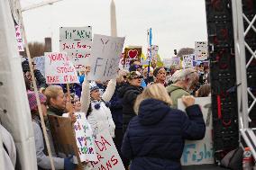 Anti Trump Protest on National Mall - Washington