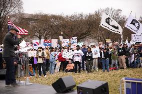 Anti Trump Protest on National Mall - Washington