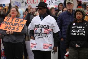 Anti Trump Protest on National Mall - Washington