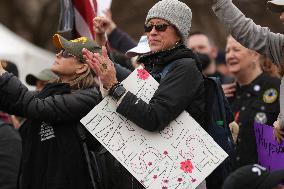 Anti Trump Protest on National Mall - Washington