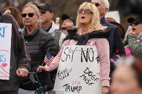 Anti Trump Protest on National Mall - Washington