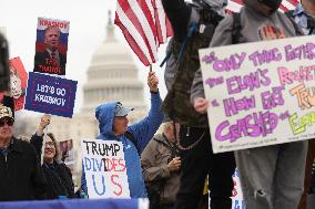 Anti Trump Protest on National Mall - Washington