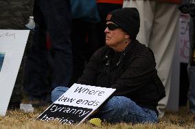 Anti Trump Protest on National Mall - Washington