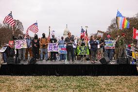 Anti Trump Protest on National Mall - Washington