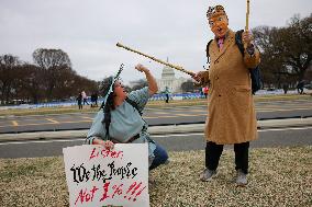 Anti Trump Protest on National Mall - Washington