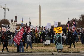 Anti Trump Protest on National Mall - Washington