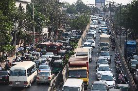 Traffic Jam In Dhaka - Bangladesh