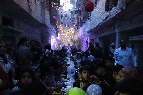 The Largest Communal Iftar Table During Ramadan In Egypt