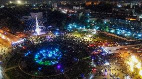 Syrians Mark The 14th Anniversary Of The Revolution In Damascus