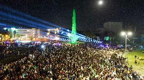 Syrians Mark The 14th Anniversary Of The Revolution In Damascus