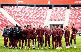 Training camp of the Polish national team