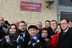 Poland’s PiS Party Protests In Warsaw