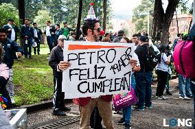 Demonstrations in Support of Colombian President Reforms