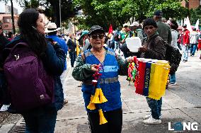 Demonstrations in Support of Colombian President Reforms