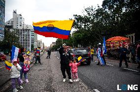 Demonstrations in Support of Colombian President Reforms