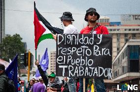 Demonstrations in Support of Colombian President Reforms